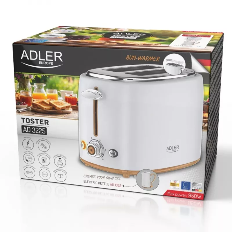 Adler AD 3225 Toster z grillem