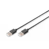Kabel połączeniowy USB Assmann. typ A M/M. 3,0 m. kompatybilny z USB 2.0. UL. czarny (AK-300100-030-S)