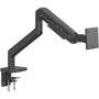 Uchwyt do monitora DIGITUS Single, zacisk, do 49 cali (124,5 cm), 20 kg, VESA 75x75–100x100, pochylenie -20° do 50°, regulacja wysokości, czarny