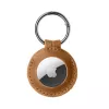 Etui na AirTag FIXED FIXWAT-C2-BRW z naturalnej skóry bydlęcej, brązowe — ochronny skórzany uchwyt do Apple AirTag