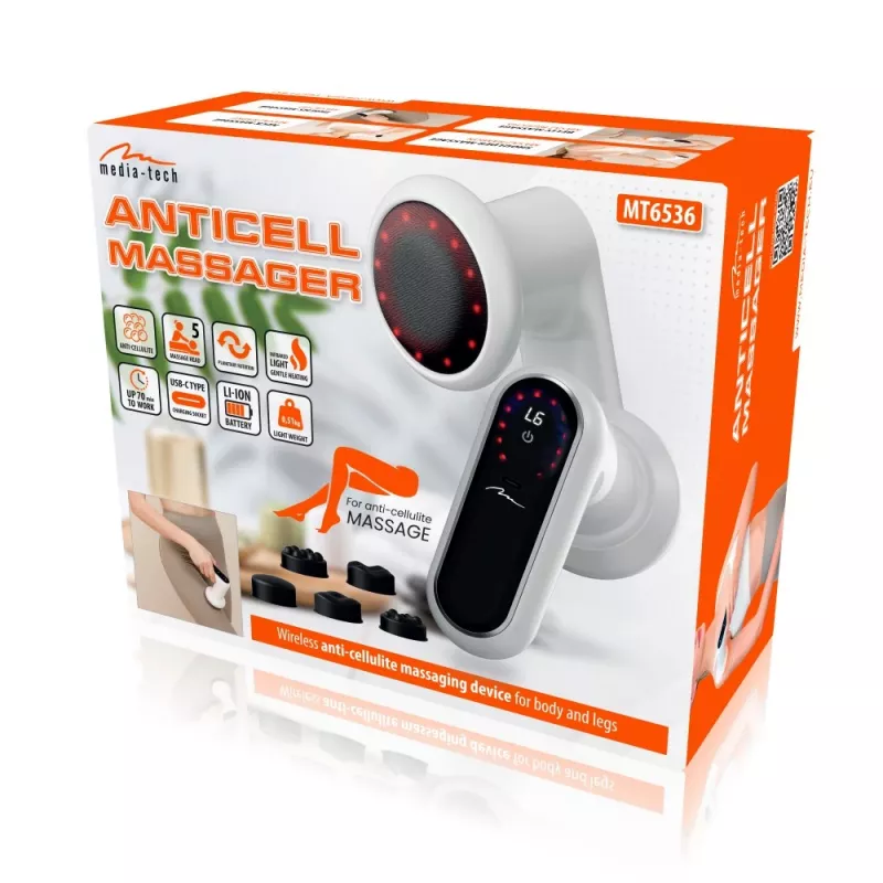 Bezprzewodowy masażer antycellulitowy Anticell Massager MT6536