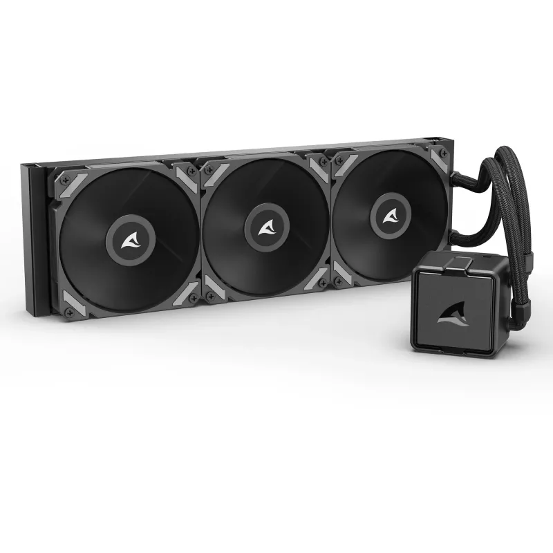 Chłodzenie cieczą All-in-One CPU Sharkoon S40, 360 mm radiator, czarny