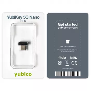 YubiKey Yubico 5C Nano FIPS Security Key 2048-bit RSA