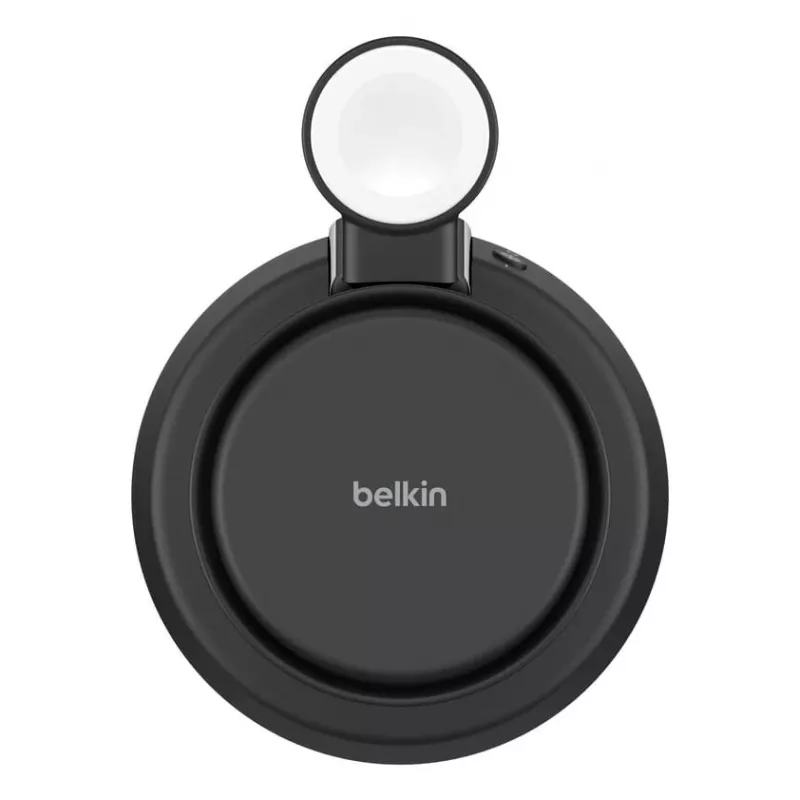 Ładowarka wewnętrzna Belkin UltraCharge Pro 25 W Qi2 Magnetyczna 3 w 1 Węgiel drzewny