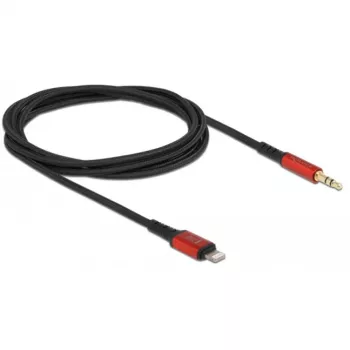 Kabel audio DeLOCK 86587 1.5 m 3,5 mm Lightning czarny