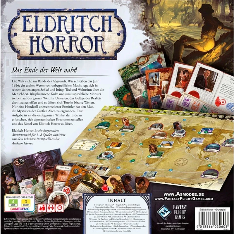 Eldritch Horror gra podstawowa Gra rodzinna