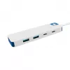 USB-C Hub HYPER HyperDrive Flex HD5200BUGL — 4 porty, niebieski
