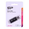 Pendrive Silicon Power 128 GB USB Type-A 3.2 Gen 1 Blaze B02, plastikowa nasadka, otwór na smycz, czarny