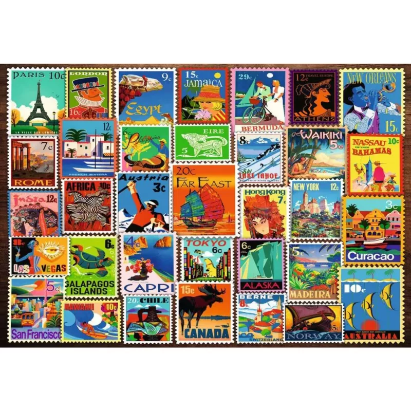 Puzzle Ravensburger Feel Well & Puzzle – Znaczki, 200 elementów