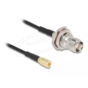 Kabel antenowy Delock TNC żeńskie do SMB męskie RG-174 20 cm (90724)