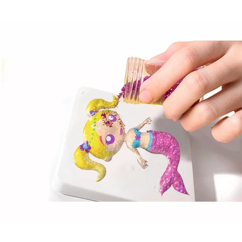 SIMBA Aqua Gelz zestaw Magic Mermaids, model 106322568, zestaw kreatywny z koralikami żelowymi aktywowanymi wodą