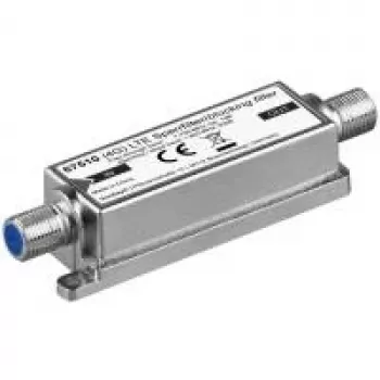 Wentronic Goobay LTE/4G SPERRFILTER, gniazdo F - gniazdo F, gniazdo F - dla niezakłóconego odbioru DVB-T/T2 HD (67510)