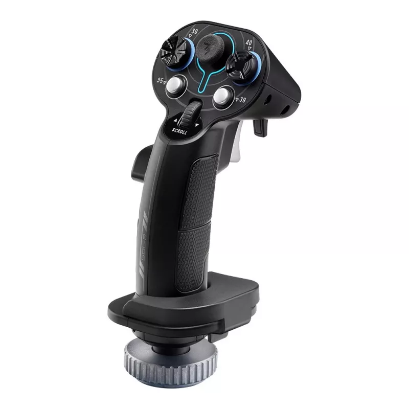 Dodatkowy uchwyt do drążka Thrustmaster Sol-R 3 AVA, czarny, USB Type-C, analogowo-cyfrowy, PC, 75×115×200 mm