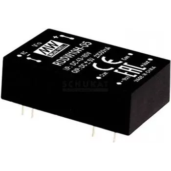 zasilacz MEAN WELL RDDW10H-05, 10 W, wejście 43–160 V, wyjście ±5 V