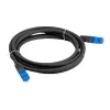 Kabel sieciowy LANBERG PCF6A-10CC-0100-BK — Cat6a S/FTP, 1 m, RJ-45, czarny