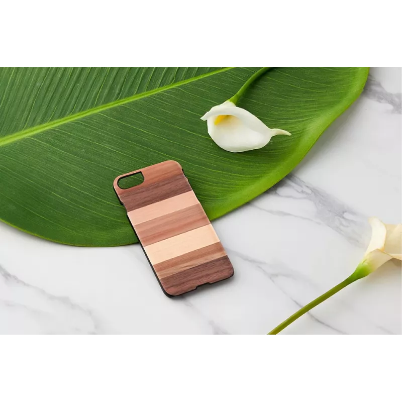Etui na telefon man and wood do iPhone 7/8 — sabbia Czarny