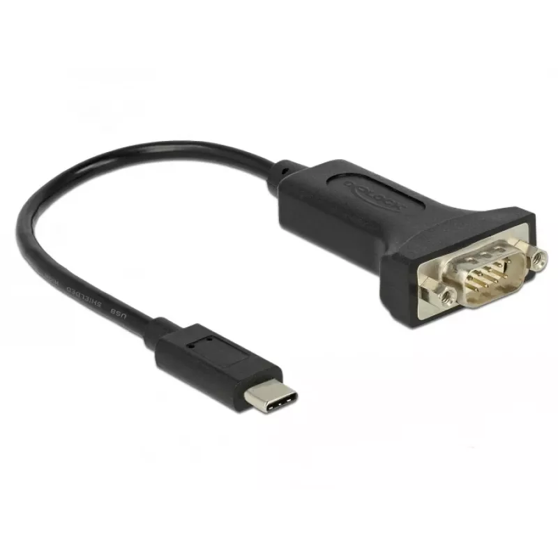 Kabel szeregowy DeLOCK 63908 Czarny 0,15 m DB-9
