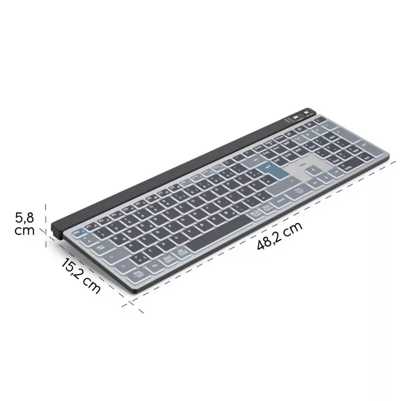 Klawiatura wielourządzeniowa WK-750 czarna