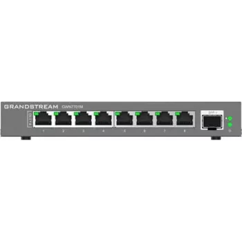 Grandstream Networks GWN7701M przełącznik sieciowy Niezarządzalny 2.5G Ethernet (100/1000/2500) Czarny