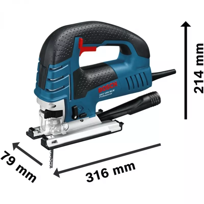 Bosch GST 150 BCE wyrzynarka sieciowa 780 W 2,7 kg