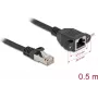 Kabel sieciowy DeLOCK 90774 Czarny 0,5 m Kat.6a S/FTP RJ-45