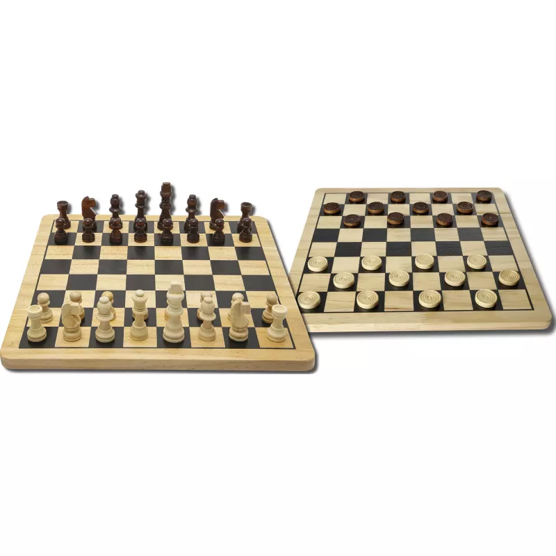 Deluxe Wood - Szachy i Warcaby, Gra Planszowa