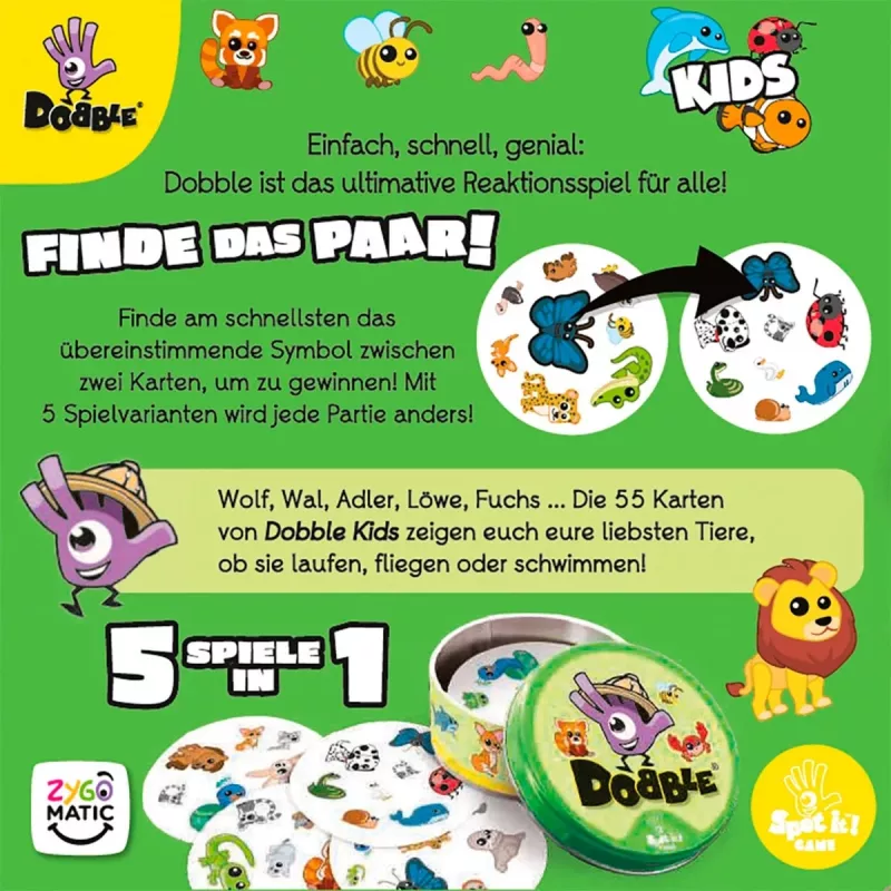 Dobble Kids, Gra karciana