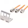 Adapter Digitus AN-25183 na 3 moduły Keystone ze stali nierdzewnej