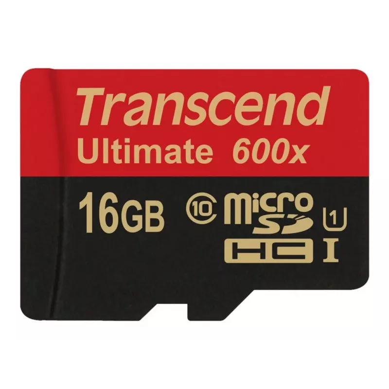 Transcend microSDHC MLC 16GB Class 10 UHS-I 600x + adapter SD
