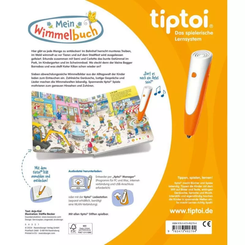 tiptoi Mein Wimmelbuch, Książeczka edukacyjna