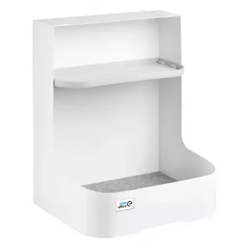 Ergo Office Organizer/pojemnik pod biurko z półką na akcesoria, biały, maks. 5 kg, ER-442