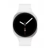 Samsung Galaxy Watch 8 3,3 cm (1,3 cala) AMOLED 40 mm Cyfrowy 438 x 438 pikseli Ekran dotykowy Srebrny Wi-Fi GPS (satelitarny)