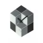 NeXtime klok 8171 Cubic, 43,5x37 cm, Ścienny, Czarny/Biały/Szary