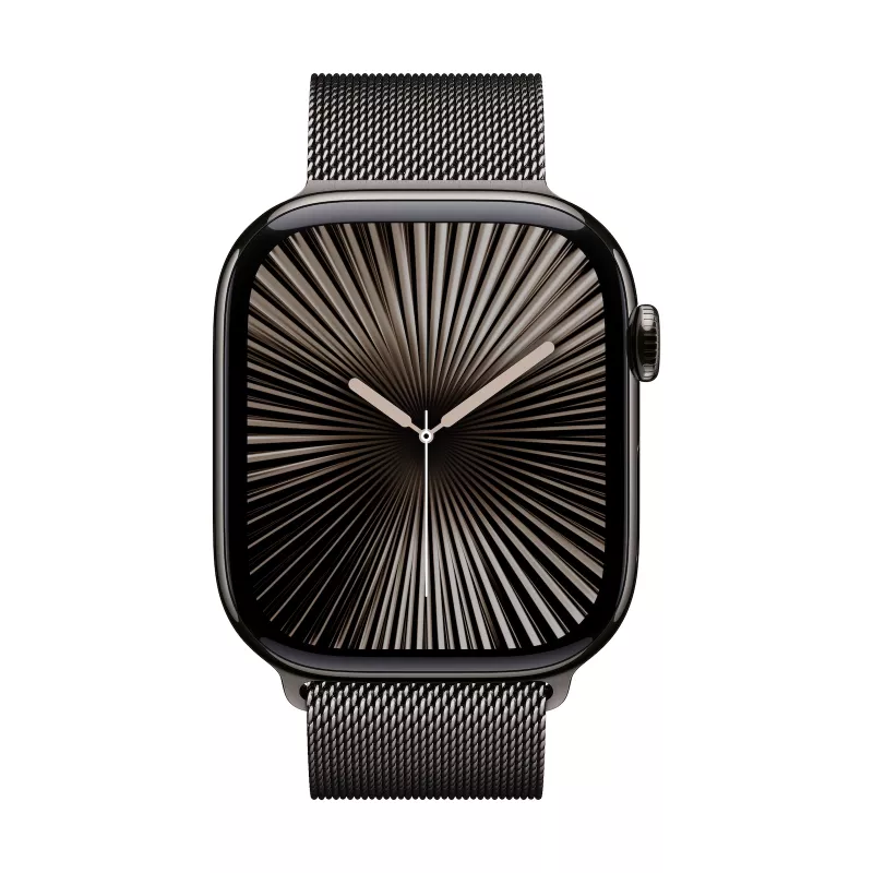 Zegarek Series 10 GPS + Cellular 46 mm Koperta z tytanu w kolorze łupkowym z paskiem Slate Milanese Loop - S/M