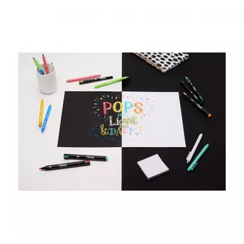 Akrylowe pisaki do malowania Sharpie Creative Marker 12 szt. okrągła końcówka czarny