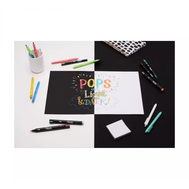 Akrylowe pisaki do malowania Sharpie Creative Marker 12 szt. okrągła końcówka czarny