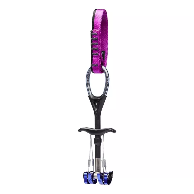 Kostka wspinaczkowa Camalot Czarny Diamond C4 Violet — lina Ø 1,96–3,35 cm, waga 93 g, 1 szt.