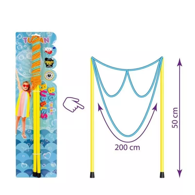 Bubble wand TUBAN GIANT BUBBLE WAND GLASSES, dla dzieci od 3 lat