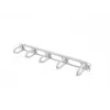 Panel do zarządzania kablami w szafie rack LANBERG AK-1205-S, 1U metalowy, 19 cali (48,3 cm), głębokość 80 mm, szary