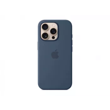 Etui silikonowe z MagSafe dla iPhone 16 Pro - Denim