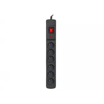 Listwa zasilająca ARMAC Multi M6 ochronnik przepięciowy, 6 gniazd, kabel 10 m, czarna