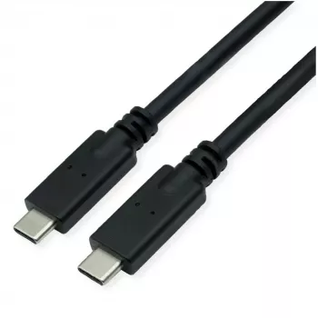 Kabel ROLINE USB 3.2 Gen 2 zgodny C-C ST/ST 10Gbit/s Emark 85W czarny 7 - Kabel - Cyfrowy/Dane