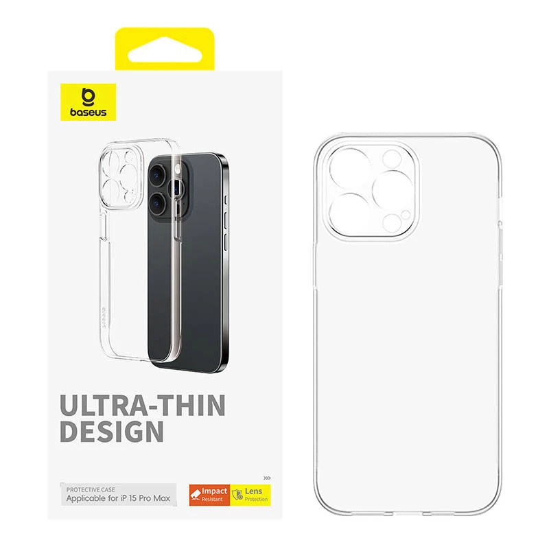 Etui na iPhone 15 Pro Max Baseus OS-Lucent Series (Przezroczyste)