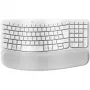 Klawiatura Logitech Wave Keys z amortyzowaną podpórką pod nadgarstki bezprzewodowa Bluetooth LE QWERTY w kolorze białym (PAN)