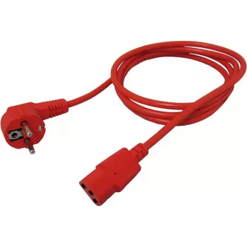 Kabel zasilający ROLINE 19.08.1010 Czerwony 1.8 m CEE7/7 Wtyk C13