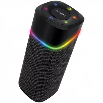 Głośnik przenośny 2.0 SVEN PS-155, czarny, moc wyjściowa 2x5 W (RMS), TWS, Bluetooth, FM, USB, bateria litowa