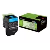 Lexmark 702C R kaseta z tonerem 1 szt. Oryginalny cyjan