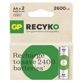 Baterie R6/AA NI-MH 2 600mAh blister 2 szt.