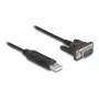 DeLOCK Adapter USB 2.0 na szeregowy RS-232 50 cm FTDI Czarny