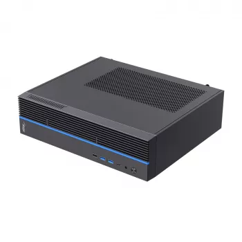 Obudowa PC Akyga AK-302-01BL SFF, Micro ATX / Mini ITX, USB-C + 2x USB 3.0 + USB 2.0, bez zasilacza, czarna